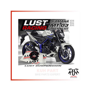 LUST RACING 러스트레이싱 Yamaha MT-03 (2015-21) 로우 다운킷 (25mm)
